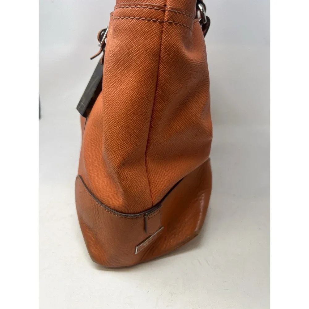 🧡Tumi Villa‎ Turin Lockable Shopper Tote Bag- Orange🧡 No Key